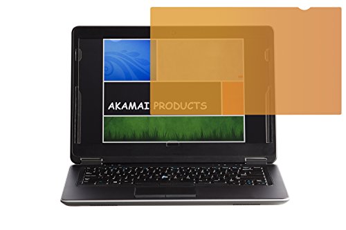 Akamai Office Products High Clarity Gold 12.5 Inch (Diagonally Measured) Privacy Screen Filter for Widescreen Laptops Anti Glare