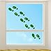 400Pcs Leprechaun Footprint Stickers St. Patrick's Day Stickers Leprechaun Floor Decals Shamrock Gold Coin Decoration Stickers for Kids Party Supply Classroom Home