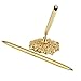 WINOMO Wedding Pen with Pen Stand Base - Golden
