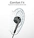 USB Type C Earbuds, Langsdom Earbuds with Mic, Stereo Bass Noise Cancelling Headphones for Sport, E6THeadsets Compatible with Google Pixel 3/2/XL, Xiaomi,Huawei and More Phone (Black)