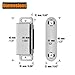 JQK Magnetic Cabinet Door Catch, Stainless Steel Closet Catches, Furniture Latch 20 lbs (Pack of 8), CC100-P8
