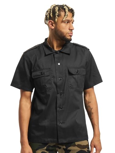 US Shirt Short Sleeve, Color: black, Size: M