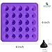 Large Chocolate Chip Mold Silicone 3 Pack - Kisses Shaped Silicone Molds ~ Big Chocolate Kiss Shape - Make 75 Kisses with These Candy Molds ~ Make Non Dairy & Sugar Organic