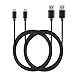 MaGeek Micro USB Cable (2-Pack)(10ft), Extra Long High Speed USB Charge and Sync Cord for Samsung, Nexus, LG, Motorola, Android Smartphones and More (Black)