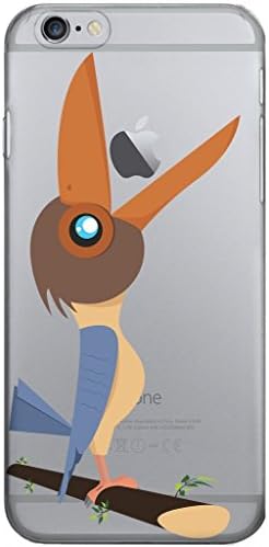 URBANKOLORS iPhone 6 6S case with cute smart and funny designs around apple logo. Bird eating Apple.