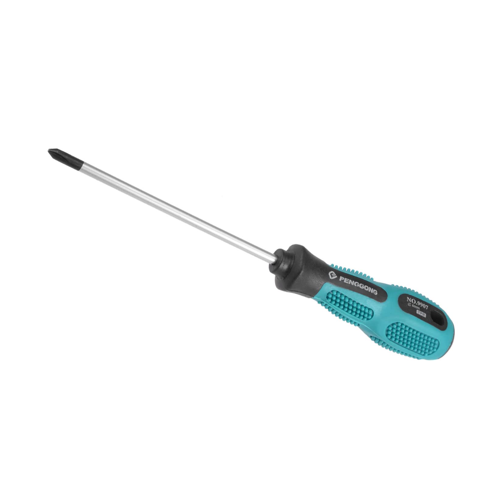 CoCud Phillips Screwdriver, #0 Cross Head 4" CR-V Steel Round Shaft, Magnetic Tip Non-Slip Handle - (Applications: for Automotive/Home Appliances Repair)