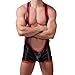 TIAOBU US Mens Mankini Bodysuit Wrestling Jockstrap Singlet