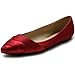 Ollio Women's Shoe Ballet Weave Pointed Toe Dress Flat