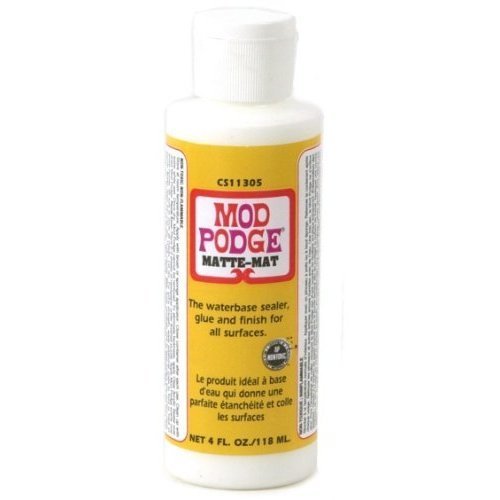 Mod Podge Waterbase Sealer, Glue and Finish (4-Ounce), CS11305 Matte Finish