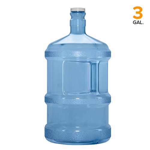 BPA-Free Reusable Plastic Water Bottle Gallon Jug Container - Made in USA (3 Gallon (Tall)) BPA-Free Reusable Plastic Water Bottle Gallon Jug Container - Made in USA (3 Gallon (Tall))
