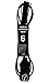 Ho Stevie! Premium Surf Leash [1 Year Warranty] Maximum Strength, Lightweight, Kink-Free, for All Types of Surfboards. 7mm Thick (1/4
