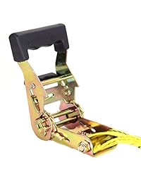 Hfs 4pcs 1   1 2" X correas de carga 15 ft Heavy Duty Ratchet Tie Down 3000 libras Dual J Hooks