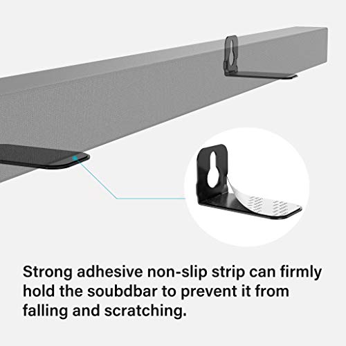 Soundbar Mount Universal Soundbar Wall Mount Bracket for Polk Audio