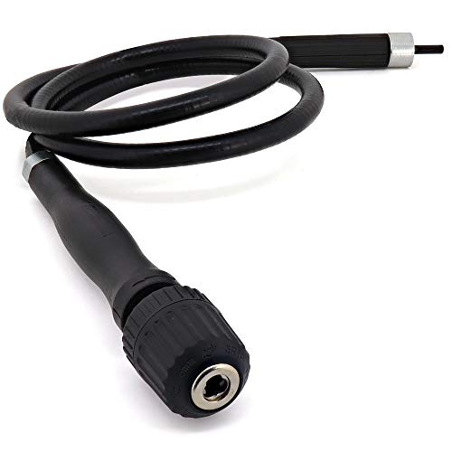 Flexible Shaft Power Drill Extension with 1/4Inch keyless Chuck