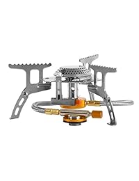 Ultraligero plegable estufa de camping con ajustab