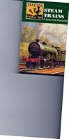 Steam Trains: A Book of 30 Postcards 1854223836 Book Cover