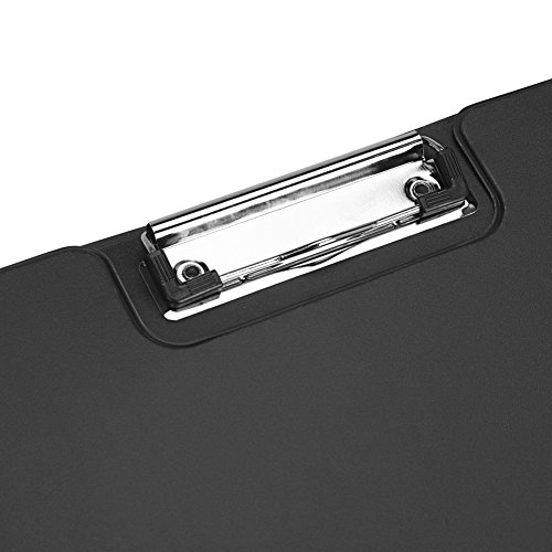 image for LONTG Clipboard FC Size PVC Leather Clipboard Metal Clamp Binder Docum