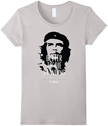 Womens Che Guevara quote Large Silver
