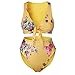 Fancathy Women Sexy Printing High Waisted Bikini Sets Tie Knot Adjustable Swimsuit Summer Beachwear