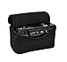 JJC Black Ultra Light Neoprene Camera Case Pouch Bag for Sony Alpha a6600 a6500 a6400 a6300 a6100 a6000 a5100 with Sony SELP1650 16-50mm Zoom Pancake Lens, Size 120 x 73 x 87mm (W x H x D)