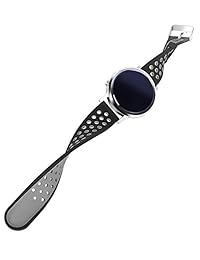 SUMSUNG Gear S3 Frontier Classic Pulsera Watch Band, vitech 22 mm Silicona Suave Sport Quick Release Correa de Reloj para Samsung Gear S3 Frontier S3 Classic   22 mm Reloj Deportivo, Negro  gris (Black Cool Gray)