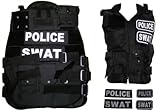 Paintball Airsoft Black SWAT, POLICE Tactical Vest Field Gear