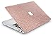 KECC Compatible with MacBook Pro 13 inch Case 2020-2025, 2016-2019 Release M2 M1 A2338 A2289 A2251 A2159 A1989 A1706 A1708 Plastic Hard Shell Case, Rose Gold Sparkling
