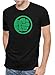 Marvel Comics Avengers Incredible Hulk Logo Men's Soft Black T-Shirt (Medium)