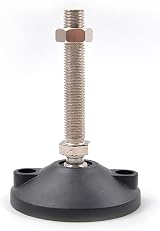 KATSU 4pk M16x60mm Leveling Feet Stainless Steel 100mm Nylon Base Heavy Duty view 3