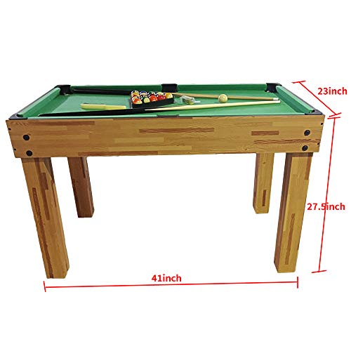 haxTON 3 in 1 Multifunction Combination Game Table Multi Game Table with Pool Table, Air Hockey Table and Foosball Table for Children and Adult (43 inch, 3 in 1)
