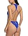 Avidlove Women Lace Lingerie Deep V Teddy One Piece Babydoll Mini Bodysuit Blue X-Large