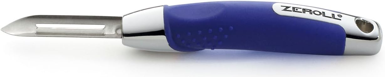 Zeroll Ussentials 8766BB Stainless Steel Vegetable Peeler, Blue Berry (Discontinued by Manufacturer)
