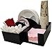 Paper Plate Dispenser and Appetizers Plate, Bowl or Napkin barbecue Holder with Cup Holder Knife Fork Spoon Organizer, BBQ or Picnic Caddy (3017)