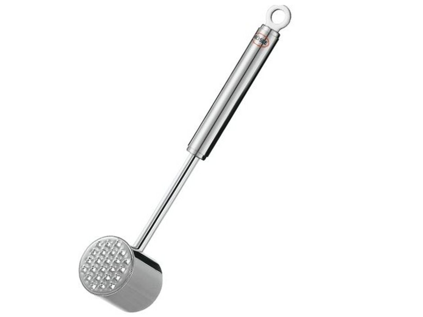 Rösle Meat Tenderizer, Stainless Steel, Silver, Round