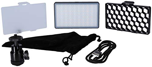 Rollei Lumen Pocket BI-Color V2, LED-Dauerlicht mit 80 LEDs. App-gesteuert mit Akku für das Smartphone, 28530 – Bild 4