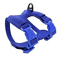 Meeyou Adjustable Soft Mesh Cat Harness with Leash (Small, Blue-1)