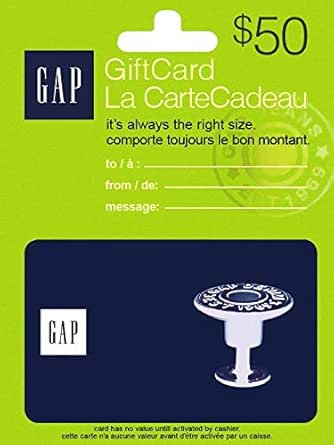 Gap Gift Card $50: Amazon.ca: Gift Cards