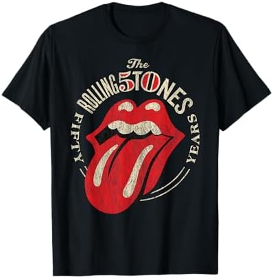 Amazon.com: Rolling Stones 50 Years Tongue T-Shirt : Clothing 