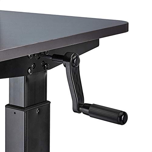 Amazon Basics HeightAdjustable Gaming Desk with Raised Monitor Shelf