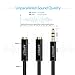 AIFFECT 3.5mm Aux Audio Stereo Y Splitter Cable for iPhone, iPad, Smartphones, Tablets, and Other Media Players - Black