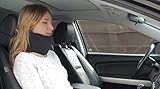 Usleep Neck Support Evolution Travel Pillow - Airplane Travelling Ergonomic and Compact Fixation Pillow - Perfect for Travelling by Plane, by Train, by Car and by Bus - Great for Office Napping…