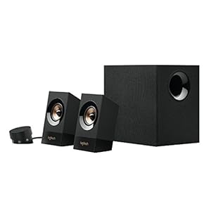 Logitech Z533 2.1 luidsprekersysteem met subwoofer, 120 watt piekvermogen, 3,5 mm ingang, hoofdtelefoonaansluiting…