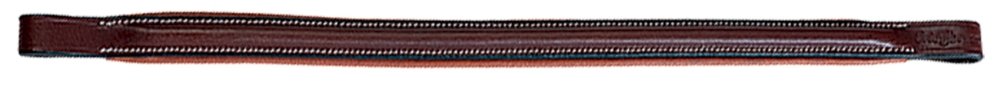 Eric Thomas Unisex Adult 307403218 Pro Thin Round Raised/lined Browband - Havana/Newmarket Lining, One Size