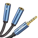 MillSO 3.5mm Headphone Splitter Adapter CTIA Audio