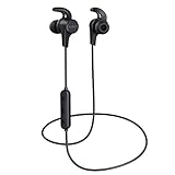 AUKEY Wireless Earbuds, Magnetic Bluetooth Earphones with 3 EQ Sound Modes, aptX and Sweat-Resistant , Secure Fit Sports Headphones for Gym