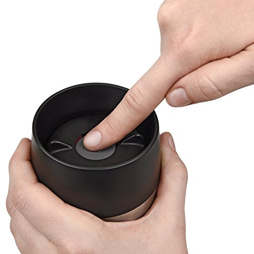 [- Emsa 515615 Isolierbecher (Mobil genießen, 500 ml, Quick Press Verschluss, Travel Mug Gran
