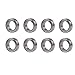 Metal Upgrade Parts Ball Bearing 8x4x3mm (8p) 12x8x3.5mm (8p) repalcement for Wltoys 1/18th RC car