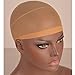 Stretchable Elastic Nylon Wig Caps for Chantiche Italian Yaki Lace Front Wigs Nude Color 5 Packs/Lot