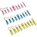 300PCS Heat Shrink Connectors, Sopoby Electrical Wire Connectors Crimp Connectors, Insulated Automotive Marine Wire Terminal Kit, Ring Spade Bullet Butt Splices