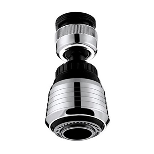 360 Rotate Swivel Faucet Nozzle Water Saving Tap Aerator Diffuser Faucet Nozzle Filter Adapter Diffuser Kitchen Accessories by Staron (A)